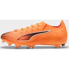 Sort - Voksen Sko Puma Ultra 6 Pro FG AG Hot Pursuit Football Boots - Orange/Sort/Rød