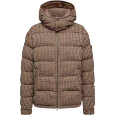 Moncler Uld Montgenevre Kort Dunjakke - Brun
