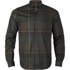 Brun Skjorter Härkila Akse L/s Skjorte Shadow Brun Herre XL