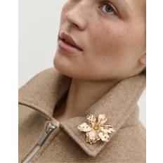 Broscher Stradivarius Gulfärgad Brosch Blomdesign