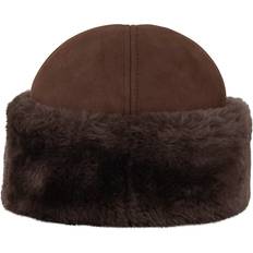 Brun - Dame Hatte Becksöndergaard Dora Shearling Hat Chocolate Torte - Chokoladebrun