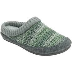 Green Slippers Lotus Ophelia Knitted Mule Slippers - Green