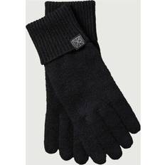 Silke Handsker Calvin Klein Fingerhandsker Cashmere Emblem Logo Gloves - Sort