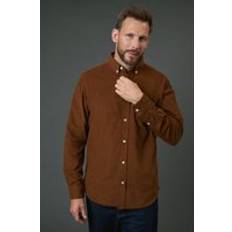 Debenhams Corduroy Long Sleeve Shirt - Brown