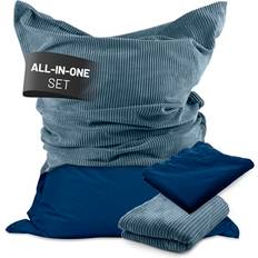 Naturfarvet Sækkestol Lumaland Classic XXL All-in-One Set Sitzsack