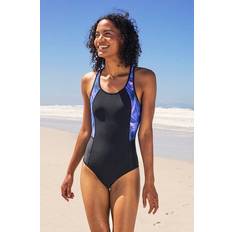 Sportswear Garment Swimsuits Mountain warehouse Take The Plunge Stretchy Printed Quick Dry Swimming Costume - Purple