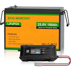 Eco-Worthy LiFePO4 24 V 100 Ah Lithium Battery