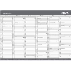 Kalendere Basic Kontorkalender A2 Med Whiteboard Funktion 2026