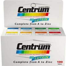 Centrum Vitamins & Supplements Centrum With Lutein Tablets 100's