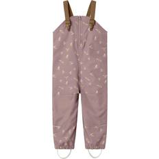 Softshell flyverdragter Børnetøj Name It Nmfalfa08 Softshell Bib Pant Aop Fo Woodrose Str 110