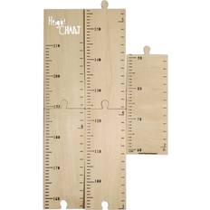 Toyandona Wooden Print Height Ruler Measurement