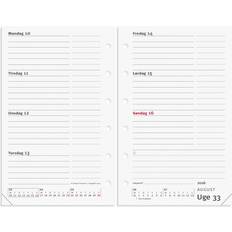Kalendere Mini Ugekalender Tværformat Refill 2026