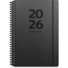 Kalendere A6 Ugekalender Tværformat Matsort Genbrugskarton 2026