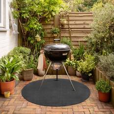 Grill Mats on sale Nicoman Round BBQ Floor Protection Mat 120cm H x 120cm W x 0.4cm D