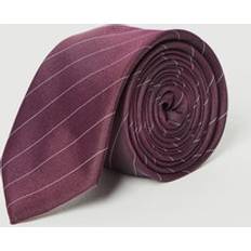 Men Ties Burton Men's Burgundy Stripe Tie - One Size
