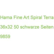 Hama Fine Art Spiral Terra 36x32 50 Sorte Sider