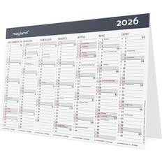 Kalendere 2026 Kontor Bordkalender Moderne A5