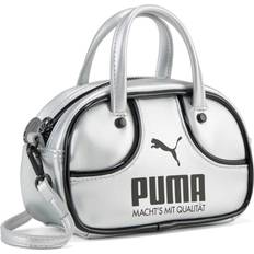 Sølv Duffeltasker & Sportstasker Puma Metallic Micro Grip Bag Glacial Gray Black
