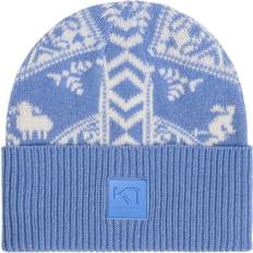 Blå Huer Kari Traa Saga Knit Beanie Hue Dame - Sea/Purple