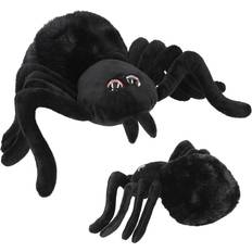 Plush Spider 20 cm Black