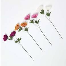 Homescapes Set of 4 Autumn Chrysanthemum Stems Artificial Plant