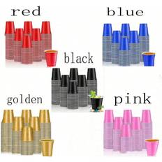 Plastic Plastic Cups Shein 16oz Reusable Heavy-Duty Drinking Tumblers