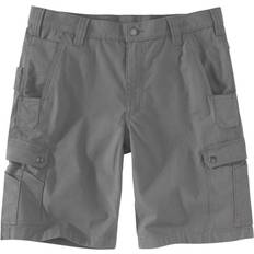 Carhartt Rugged Flex Relaxed Fit Ripstop Cargo Multi Pkt Work Short Grey