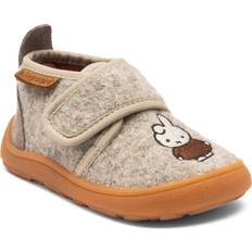 Bisgaard Drenge Tøfler bisgaard Miffy Barefoot Basic Hjemmesko Uld - Sand