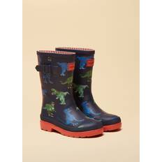 Textile Wellingtons Children's Shoes Joules Boys Dino Print Wellies - Multi