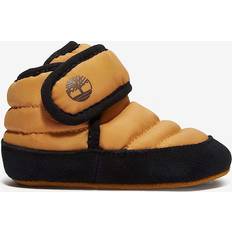 Drenge Babysko Børnesko Timberland Baby Crib Mid Hook and Loop Ripstop Booties - Beige/Cream