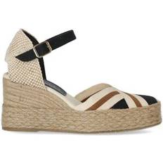 Plateau Espadrillos Paloma Barceló Sicily Wedge Espadrille Lærred - Sort