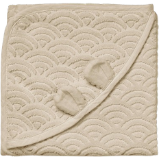 Baby Towel Hooded w/Ears Almond