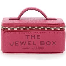【美品】MARC JACOBS レザー  ケース Marc Jacobs The Jewel Box Leather Vanity Case - Raspberry Pink