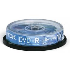 TDK DVD-R 4.7GB 16x Spindle 10-Pack