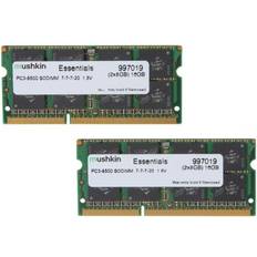 1.5 V RAM-geheugens Mushkin Essentials SO-DIMM DDR3 1066MHz 2x8GB (997019)