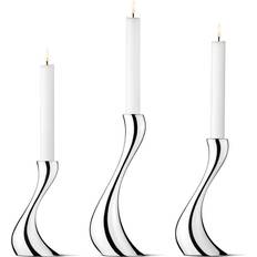 Georg Jensen Cobra Bougeoir 24cm 3pcs