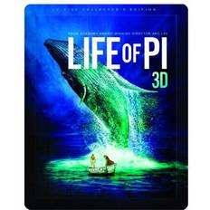 Drame Blu Ray 3D L'Odyssée de Pi Blu-ray 3D 2 D SteelBook Zavvi Lenticulaire 2013 Region Libre