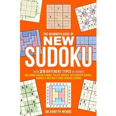 Games Books The Mammoth Book of New Sudoku: Over 25 different types of Sudoku, including Jigsaw Sudoku, Killer Sudoku, Skyscraper Sudoku, Sudoku-X and multi-grid Samurai Sudoku (Mammoth Books) (Paperback, 2013)