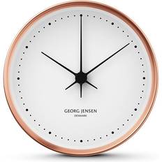 Georg Jensen Negro Relojes de pared Georg Jensen Koppel Blanco-Acero Inoxidable Ø 22 cm Reloj de pared 22cm