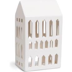 Blanc Porte-bougies Kähler Urbania Maison À Réchaud, église - Blanc Porte-bougie 18cm