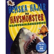 Klistermärkesbok Hemska hajar och havsmonster klistermärkesbok (Häftad)