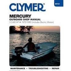 Electric outboard Mercury Outboard Shop Manual, 3.5-40 HP: 1972-1989 (Includes Electric Motors) (Hæftet, 1989)