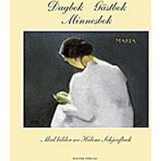 Gästbok Dagbok - gästbok - minnesbok: med bilder av Helene Schjerfbeck (Inbunden)