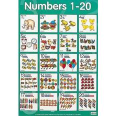 Numbers 1-20 (Laminated posters)