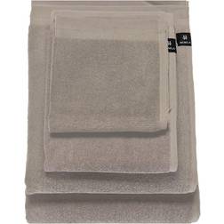 Himla Lina Gæstehåndklæde Beige, Hvid (50x30cm)