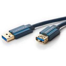 ClickTronic Casual USB A - USB A M-F 3.0 1.8m
