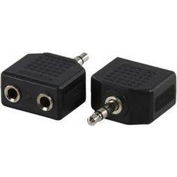Wentronic 3.5mm-2x3.5mm M-F Adapter