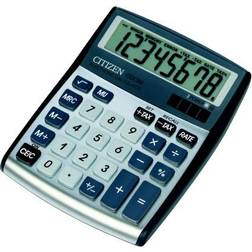 Citizen CDC-80 BL PREMIUM Calculatrice Pupitre Bureau Desktop calculator 8 Grands Chiffres 8 Big Digits LAQUEE BLEU