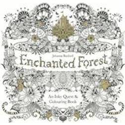 Enchanted Forest: An Inky Quest & Colouring Book (Paperback, 2015)