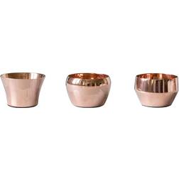 Skultuna Kin Brass Set of Three - One Size Porte-bougie 4.5cm 3pcs